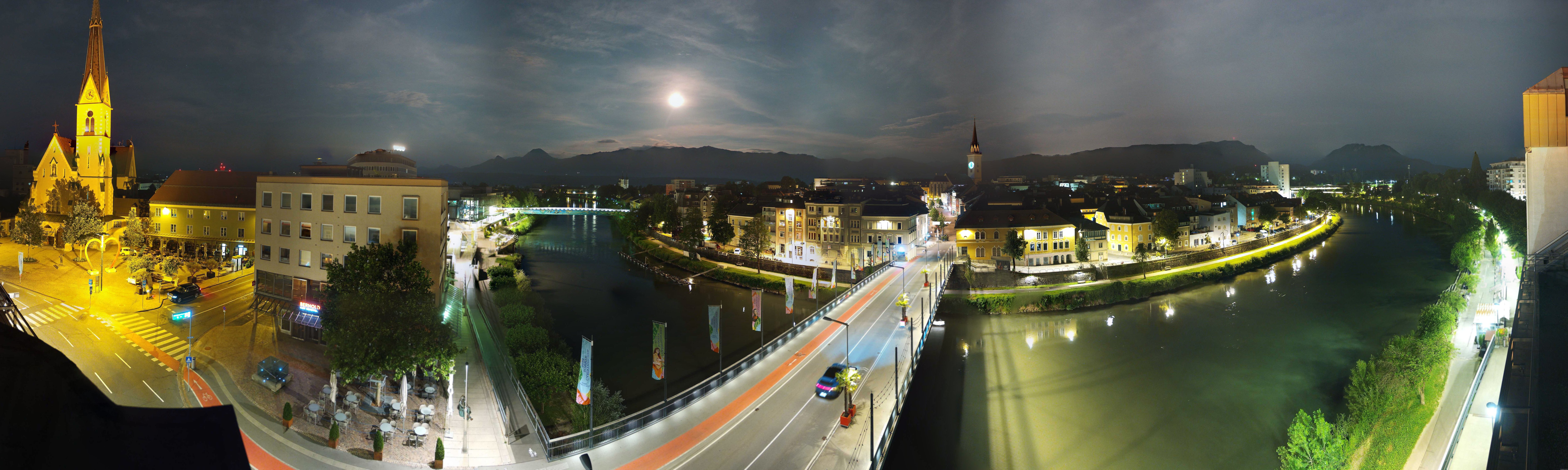 Archived image Webcam Panoramic view of Villach