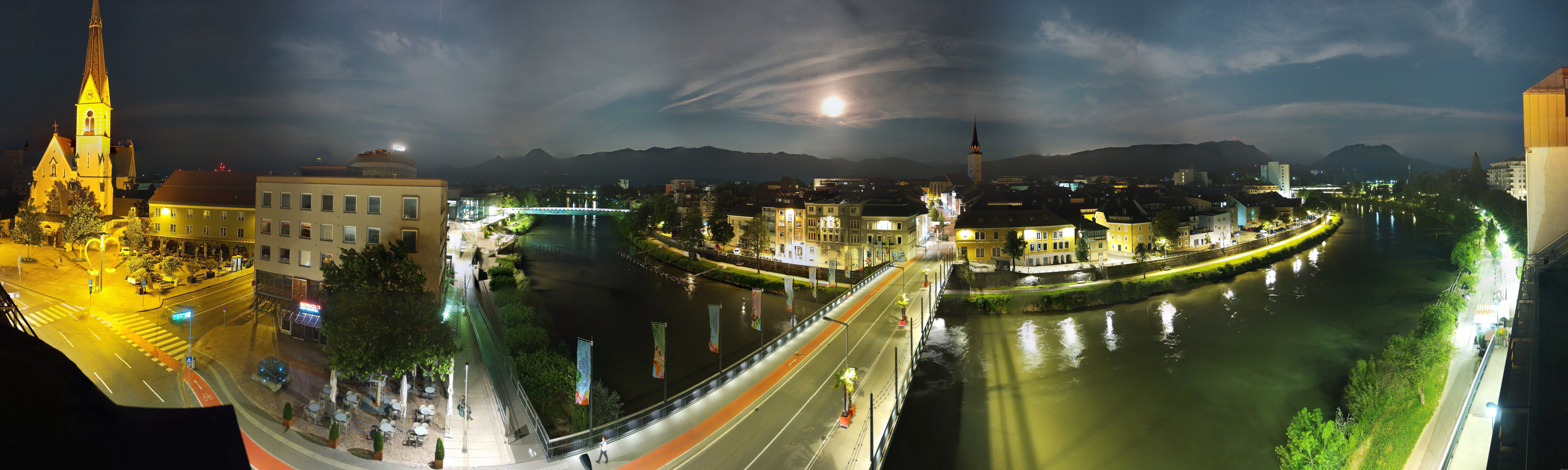 Archived image Webcam Panoramic view of Villach
