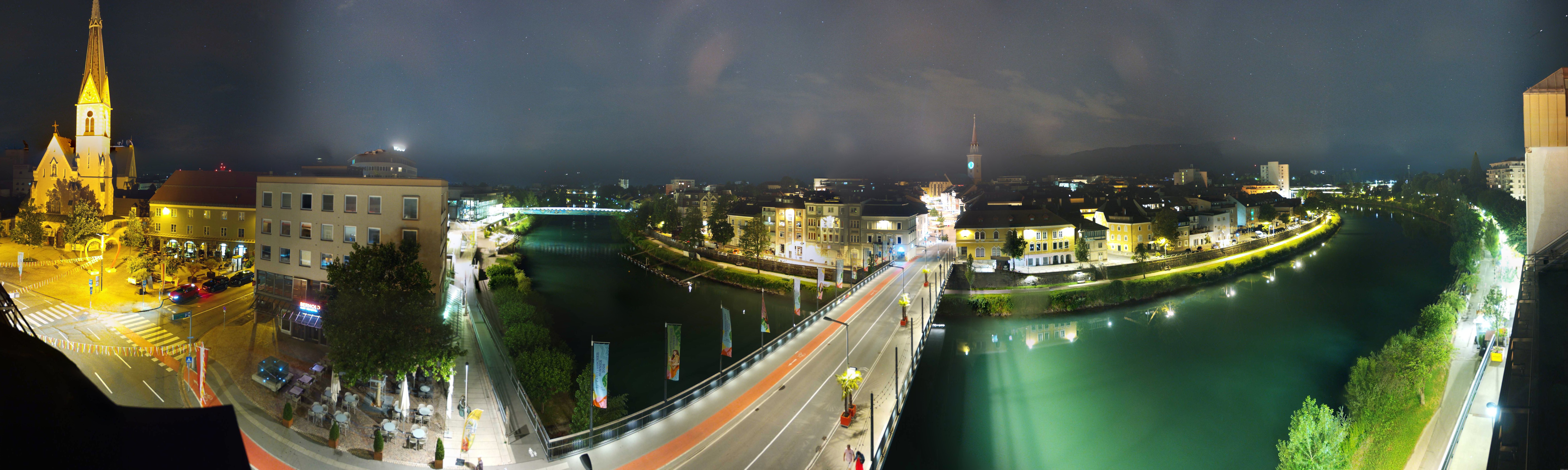 Archived image Webcam Panoramic view of Villach