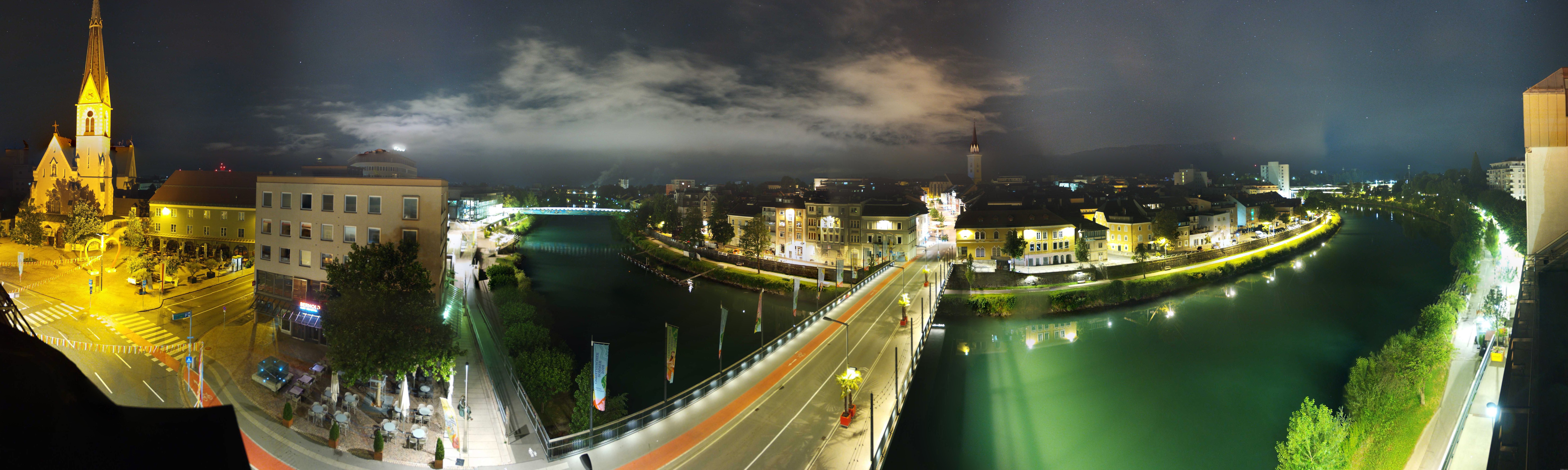Archived image Webcam Panoramic view of Villach