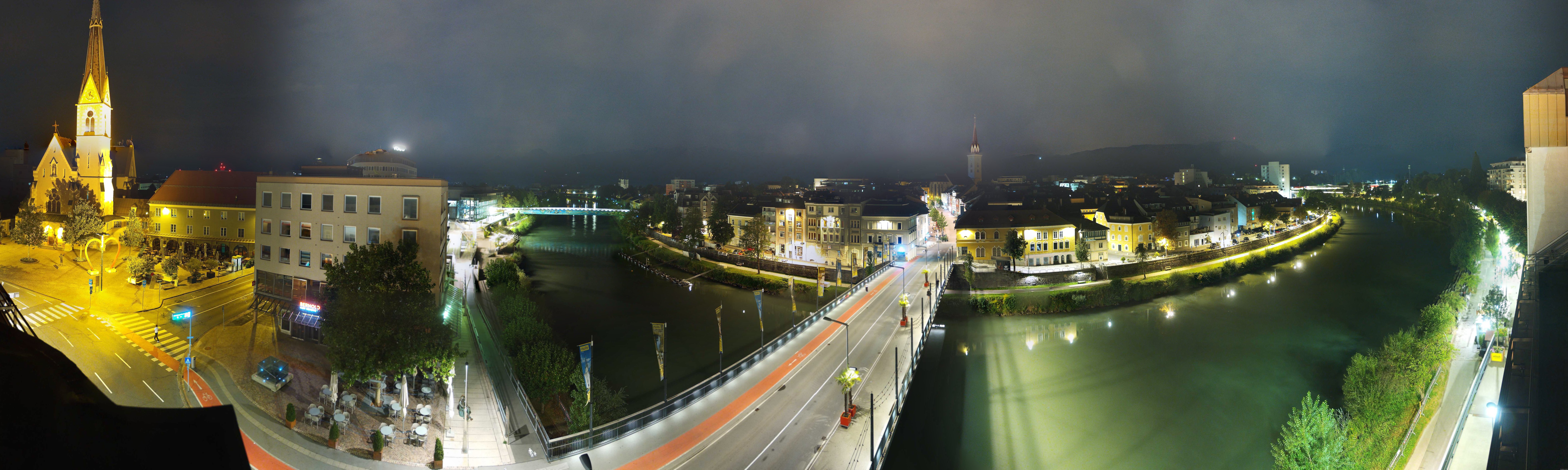 Archived image Webcam Panoramic view of Villach