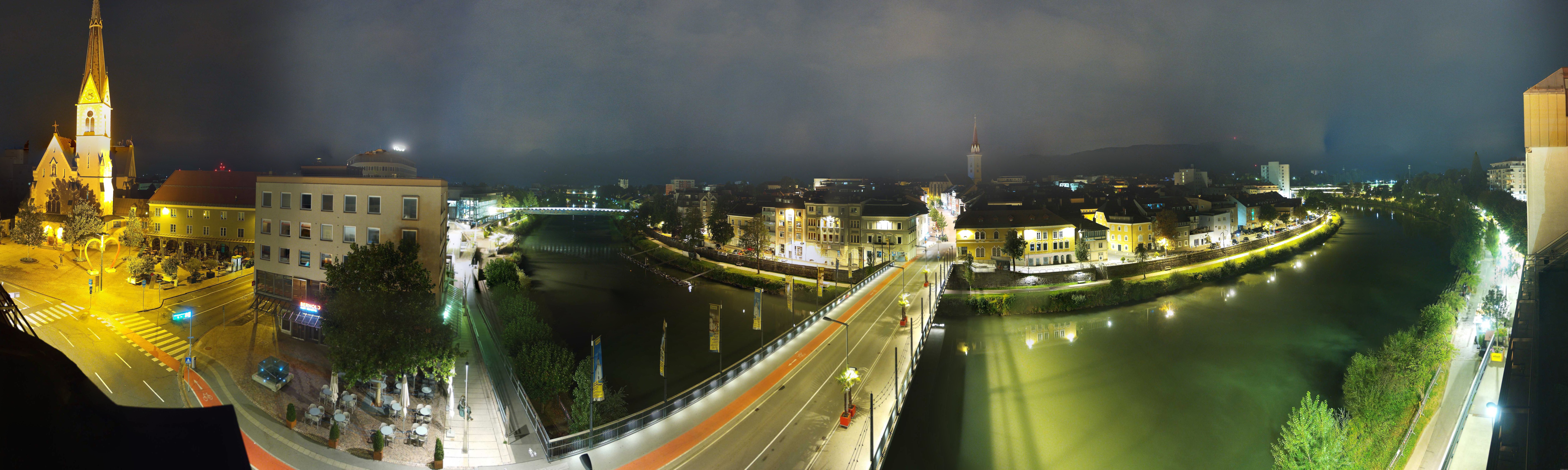 Archived image Webcam Panoramic view of Villach