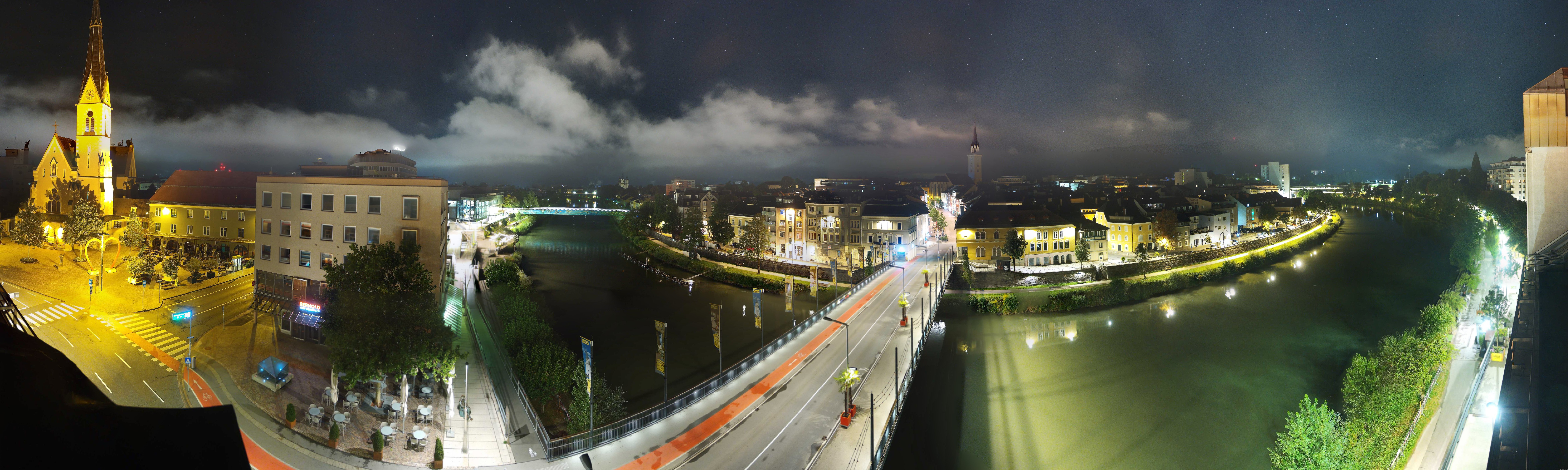 Archived image Webcam Panoramic view of Villach