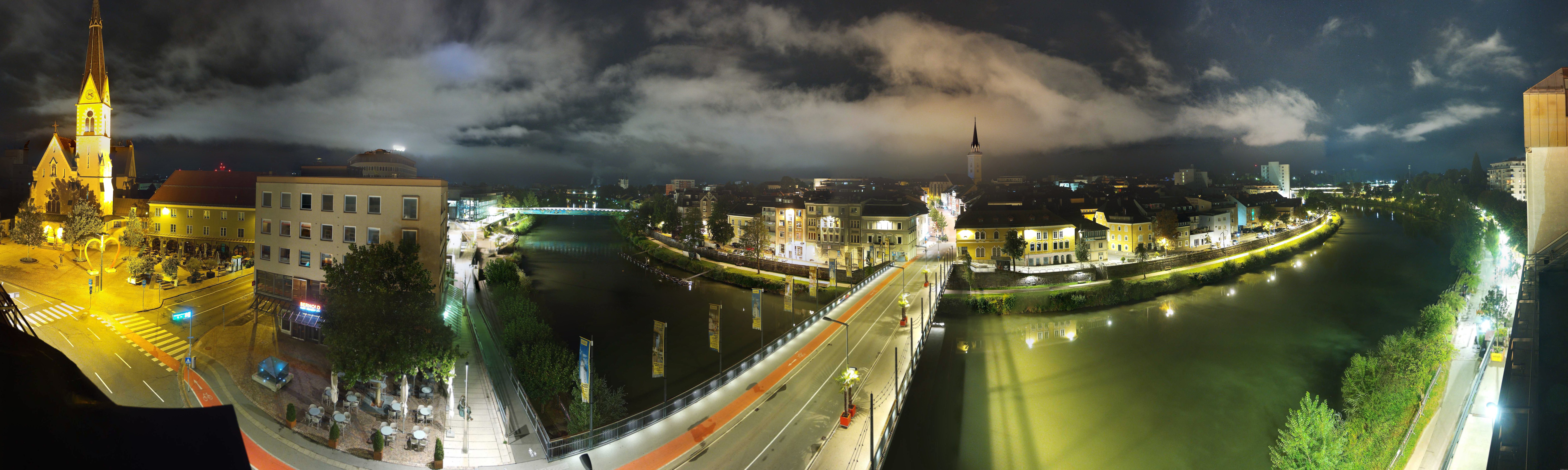 Archived image Webcam Panoramic view of Villach