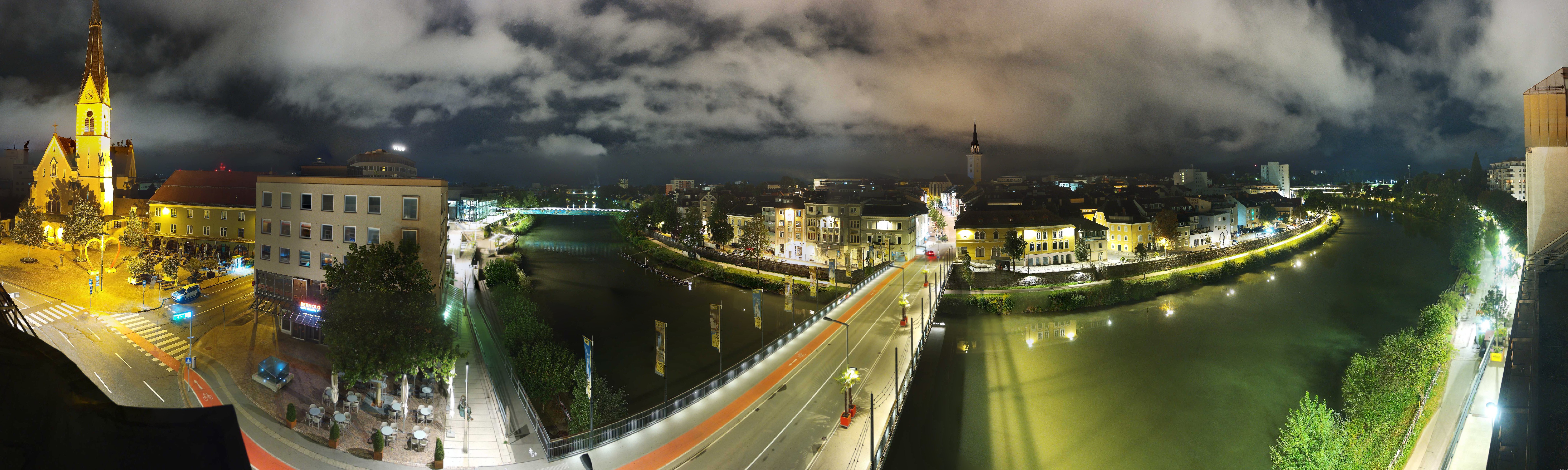 Archived image Webcam Panoramic view of Villach