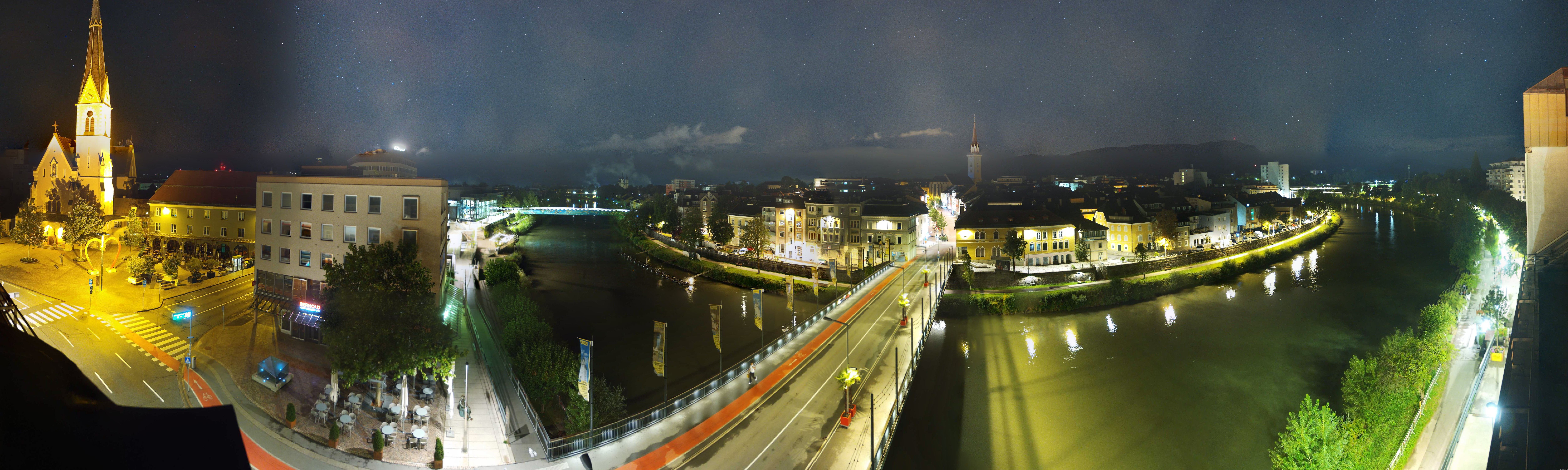 Archived image Webcam Panoramic view of Villach