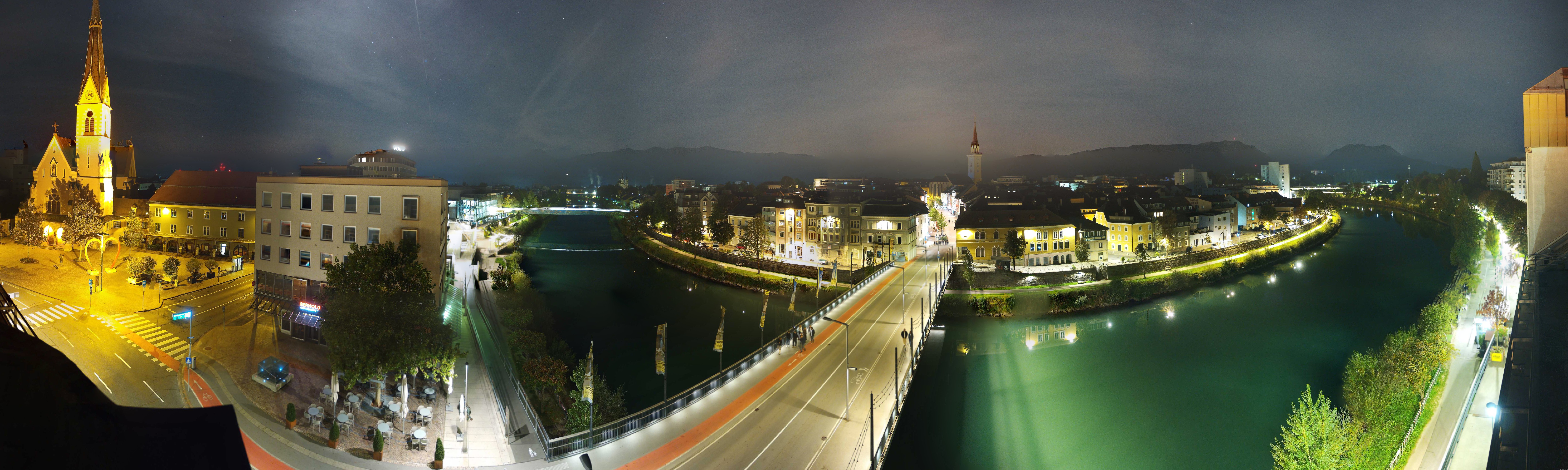 Archived image Webcam Panoramic view of Villach
