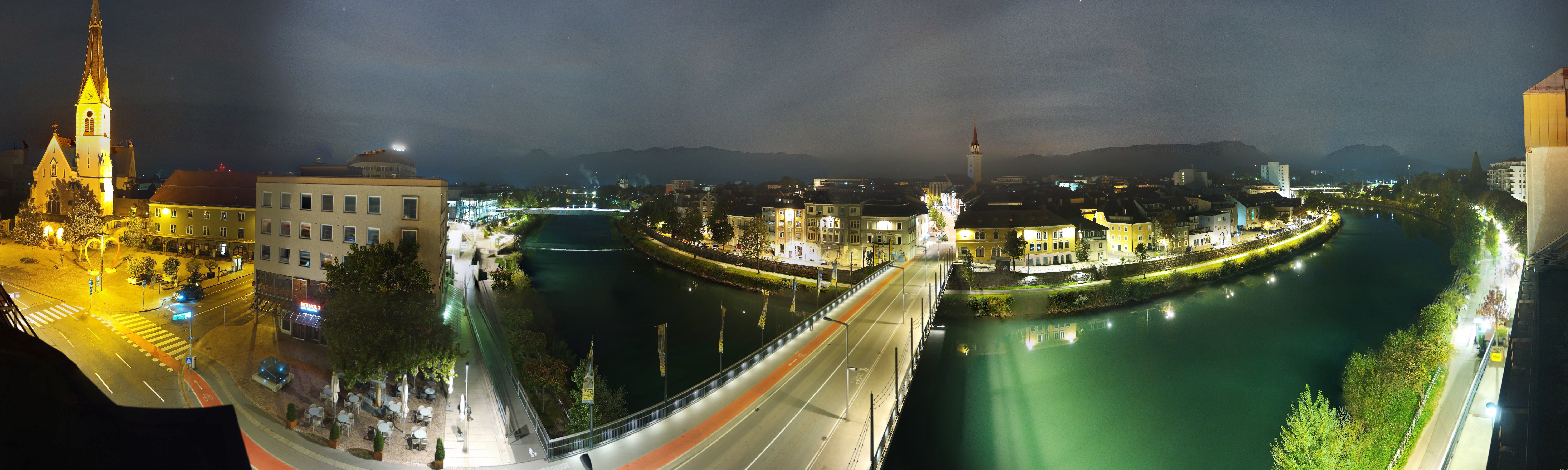 Archived image Webcam Panoramic view of Villach