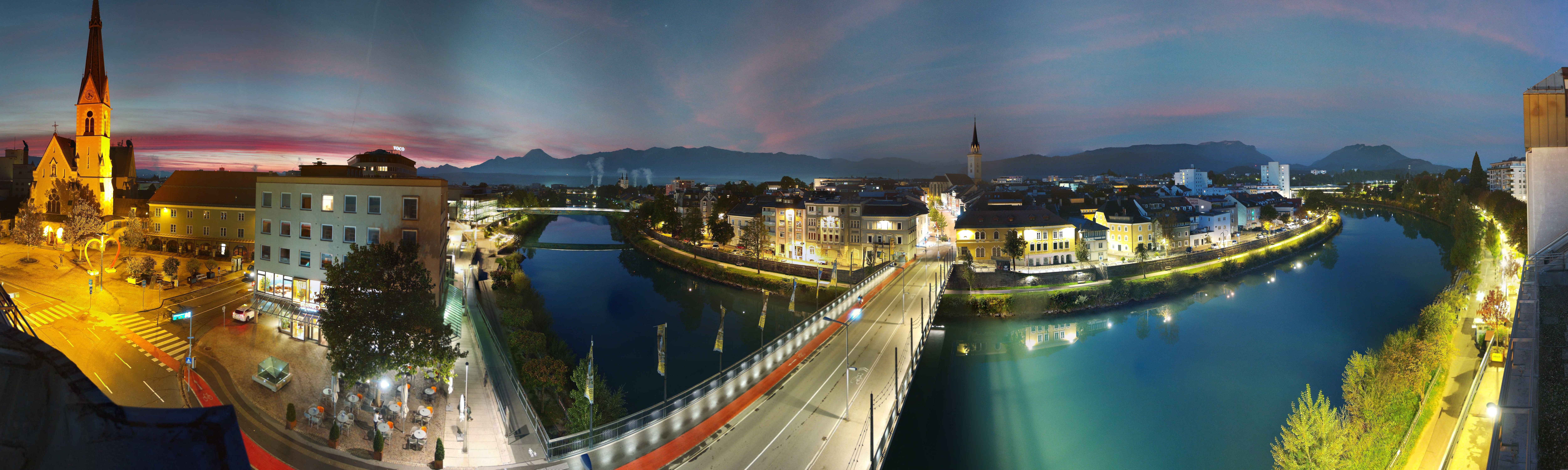 Archived image Webcam Panoramic view of Villach