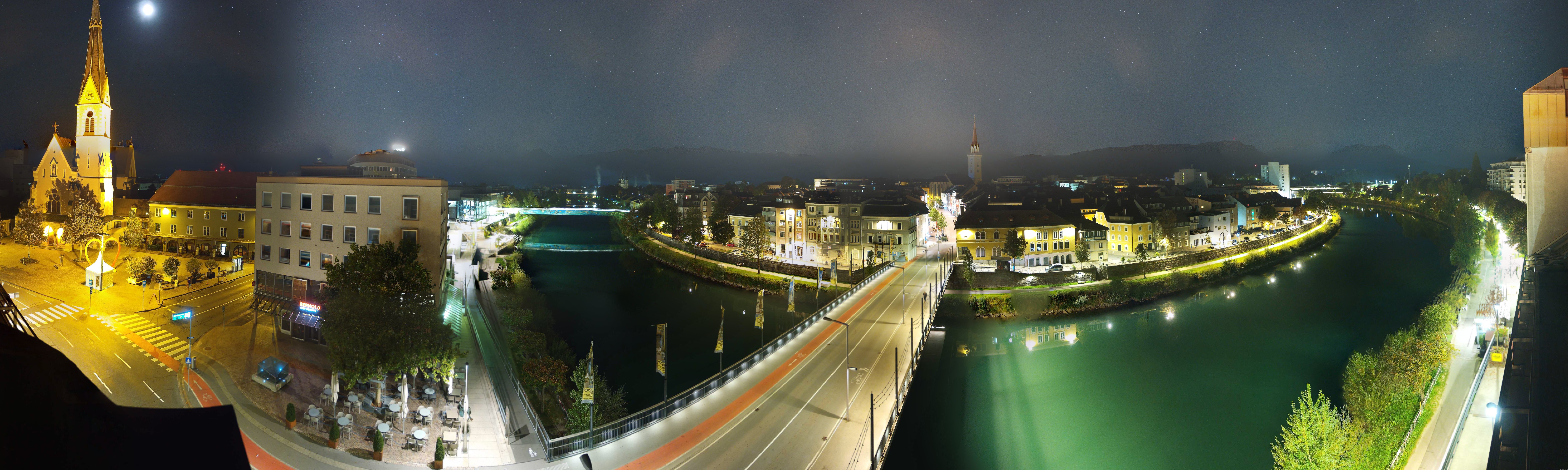 Archived image Webcam Panoramic view of Villach