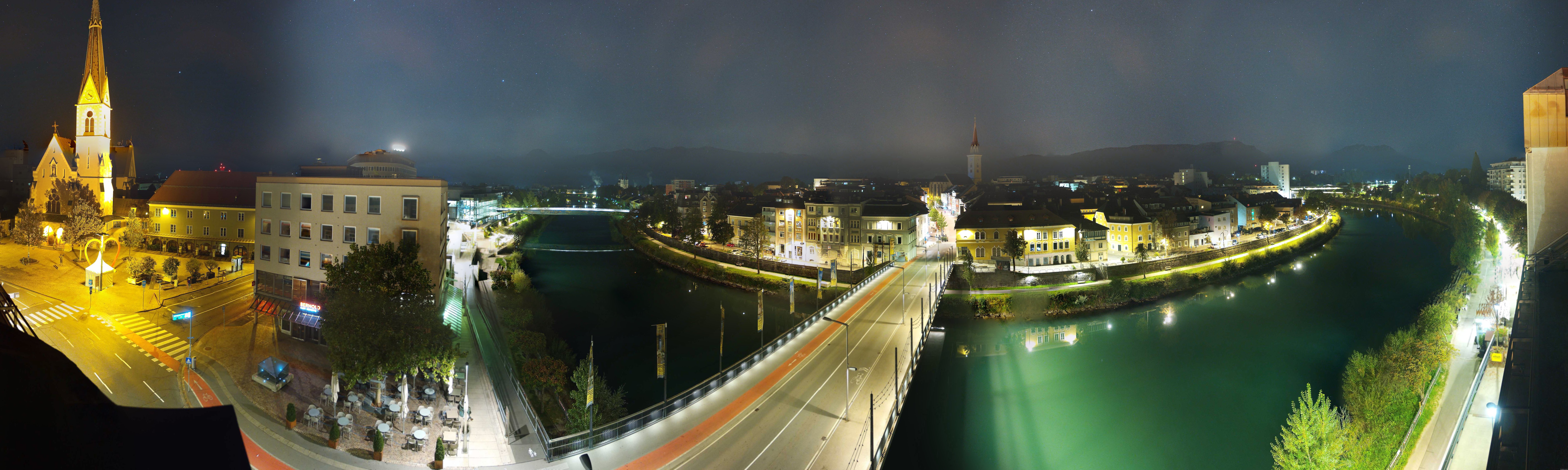 Archived image Webcam Panoramic view of Villach