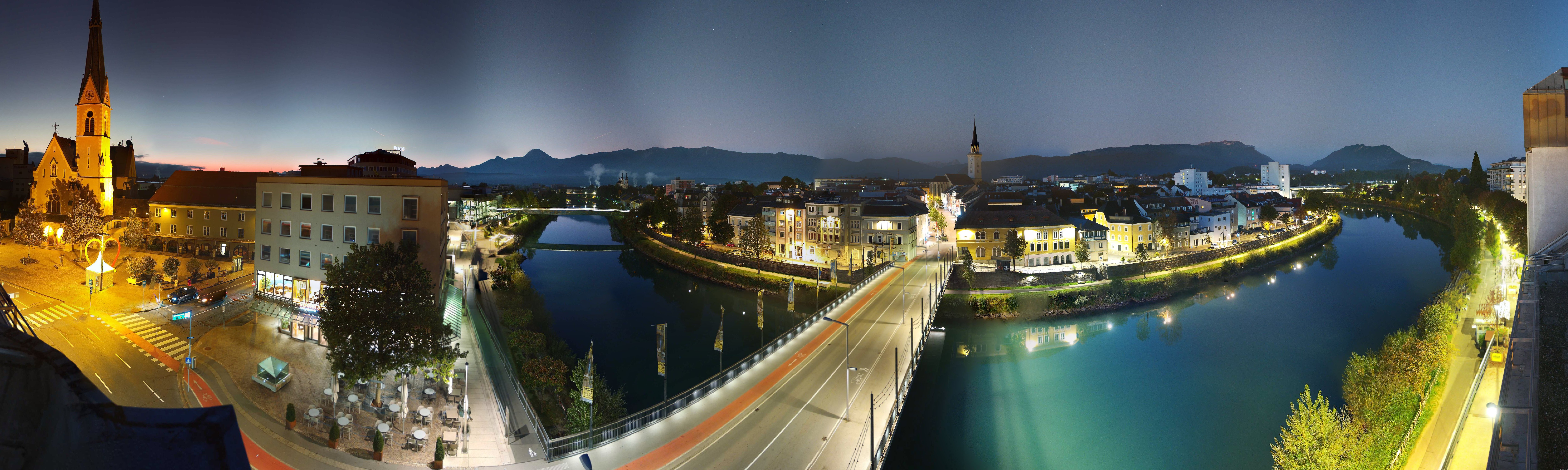 Archived image Webcam Panoramic view of Villach