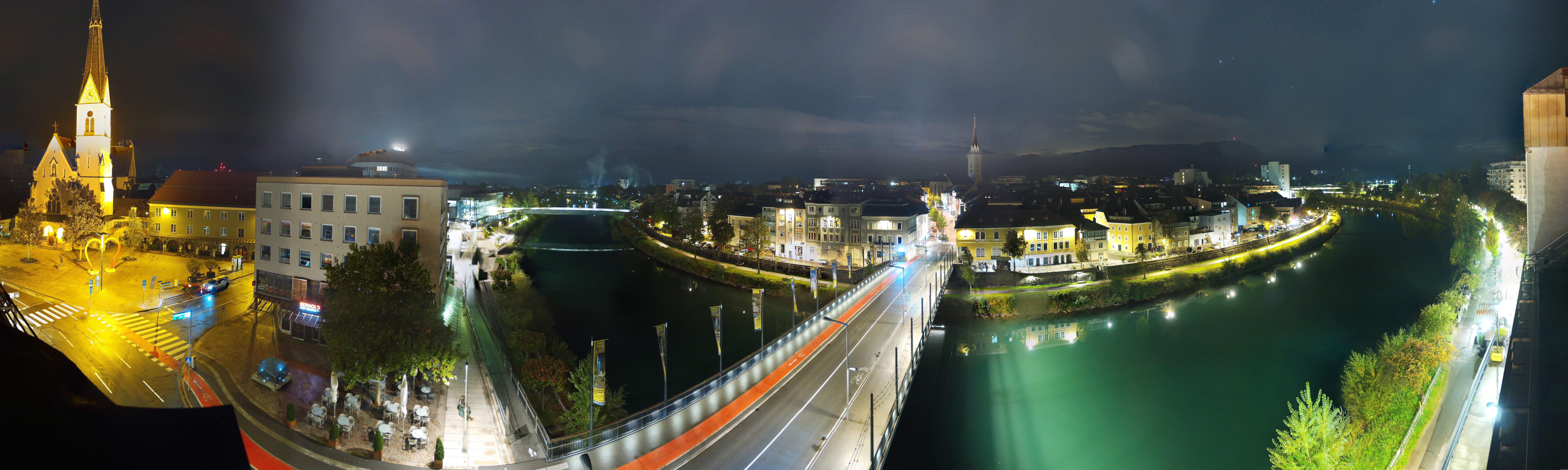 Archived image Webcam Panoramic view of Villach