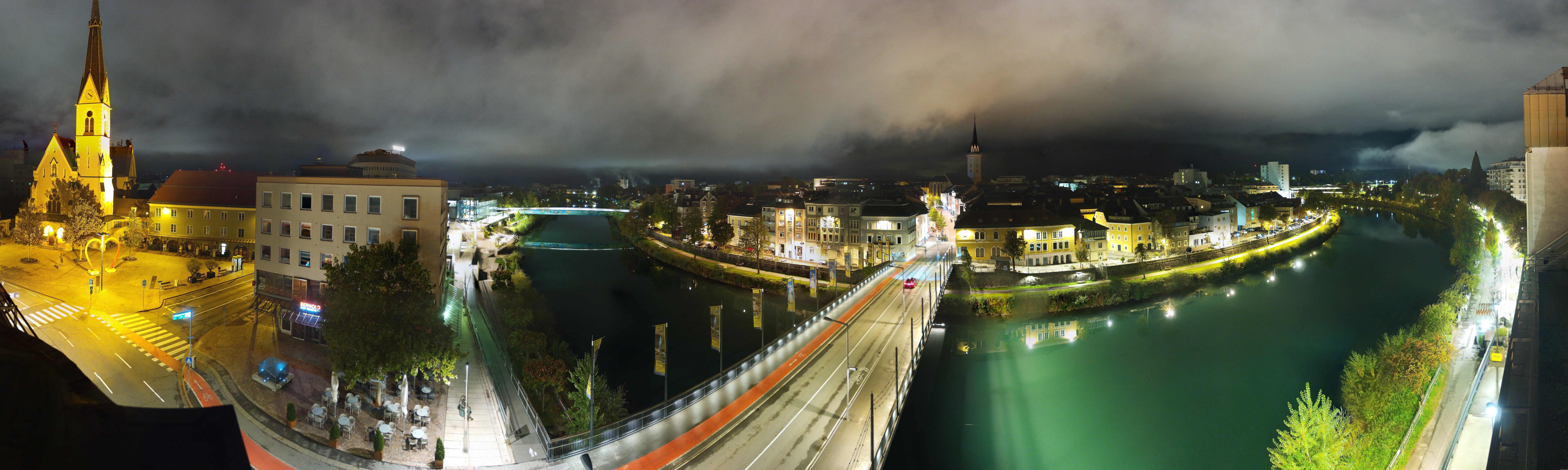 Archived image Webcam Panoramic view of Villach