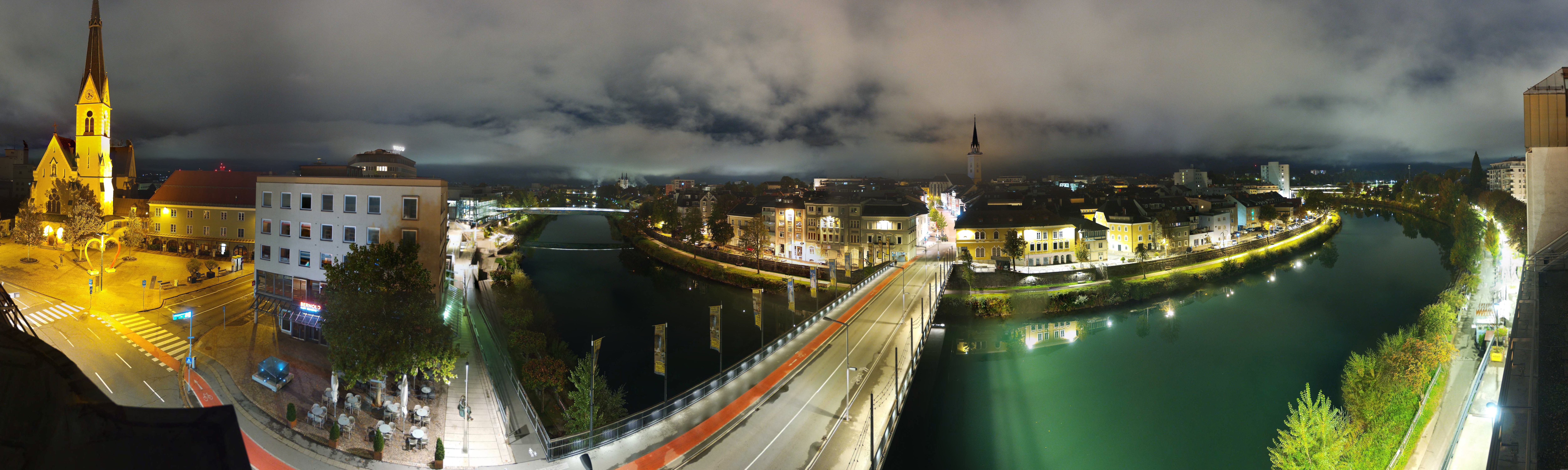 Archived image Webcam Panoramic view of Villach