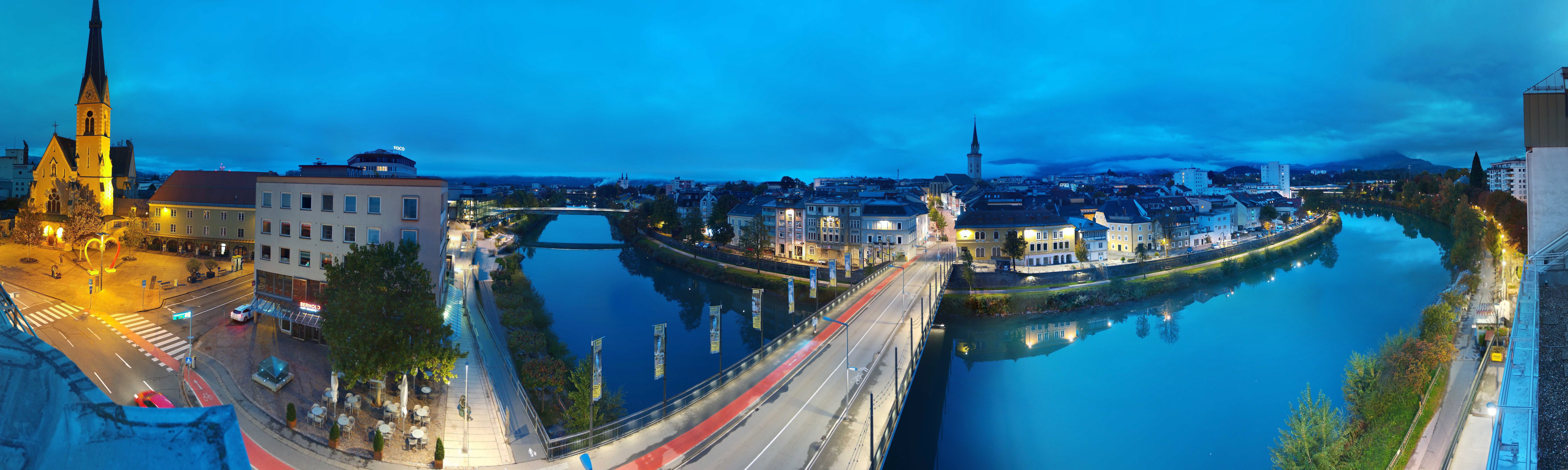 Archived image Webcam Panoramic view of Villach