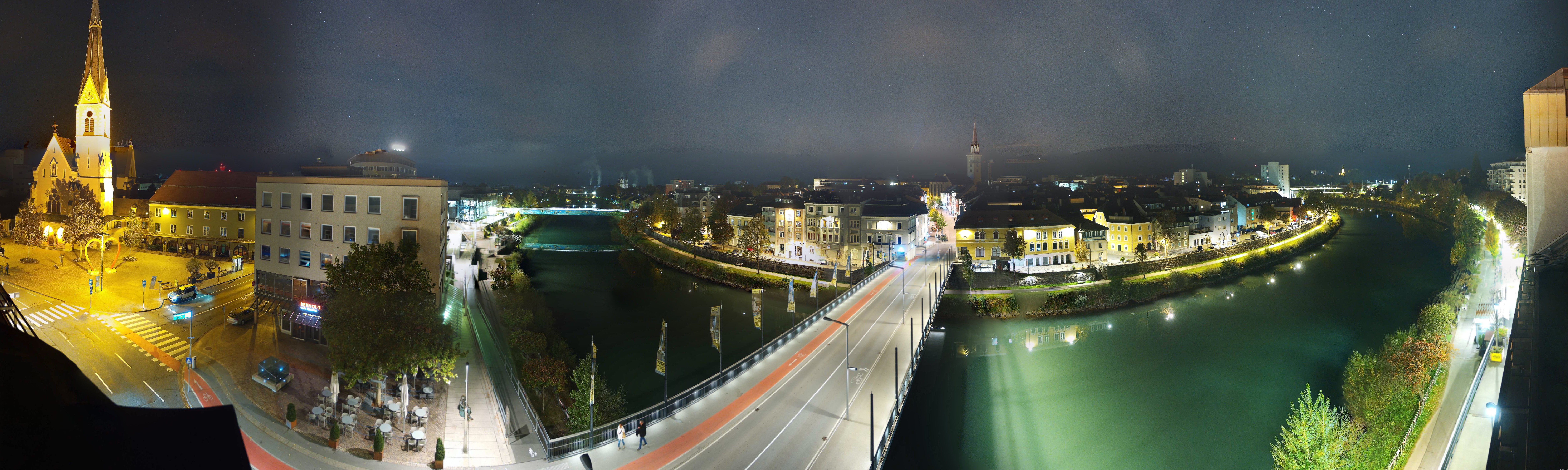 Archived image Webcam Panoramic view of Villach