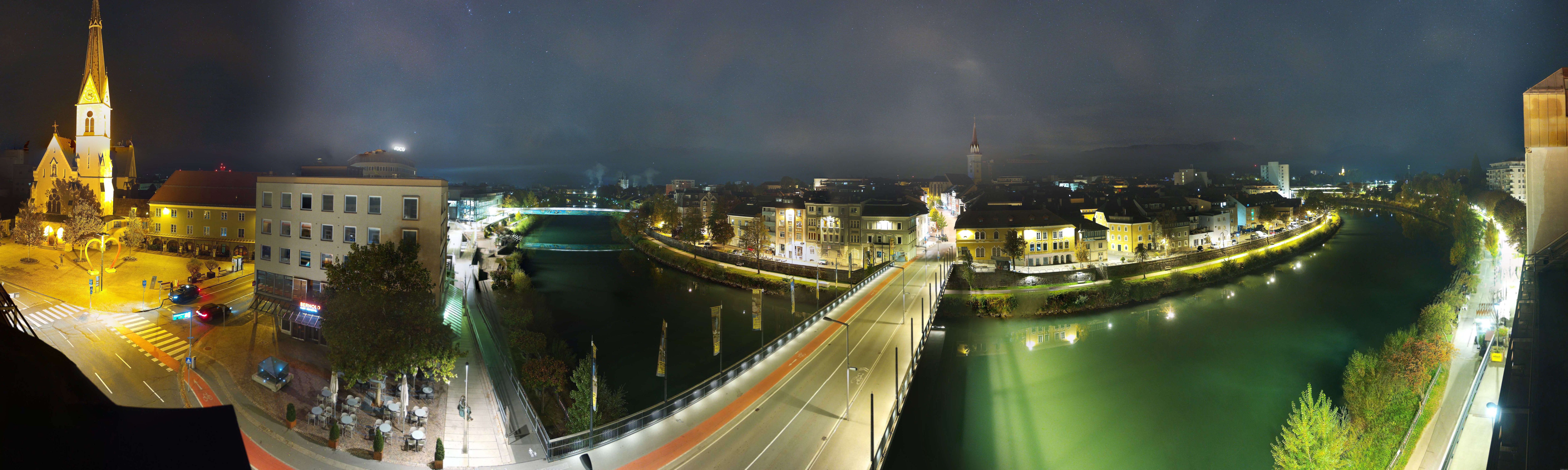 Archived image Webcam Panoramic view of Villach