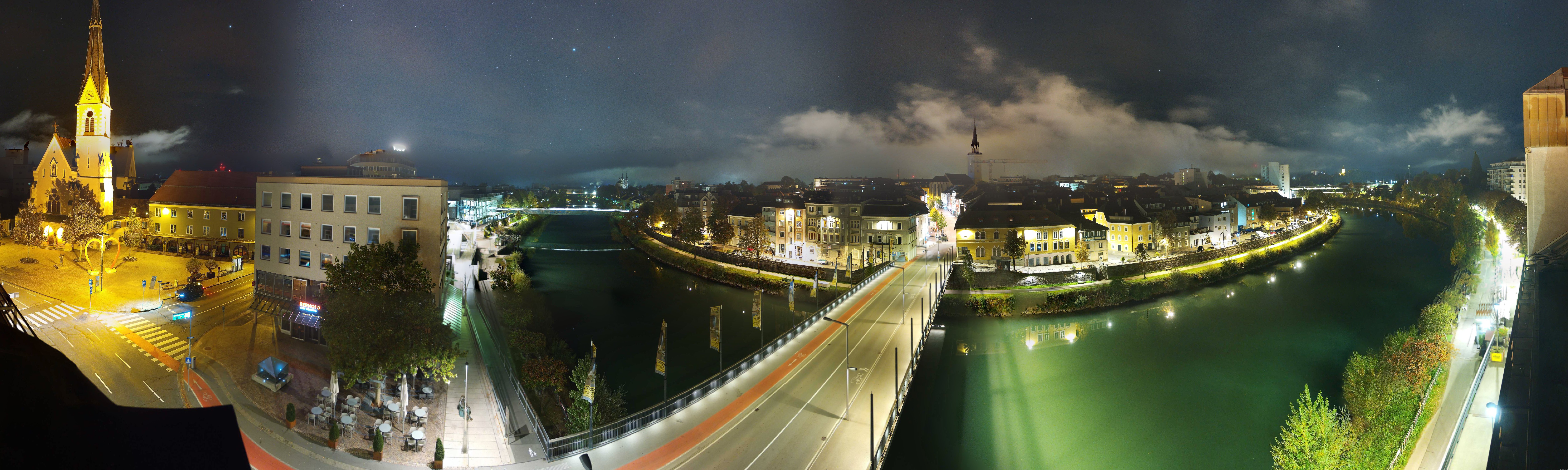 Archived image Webcam Panoramic view of Villach