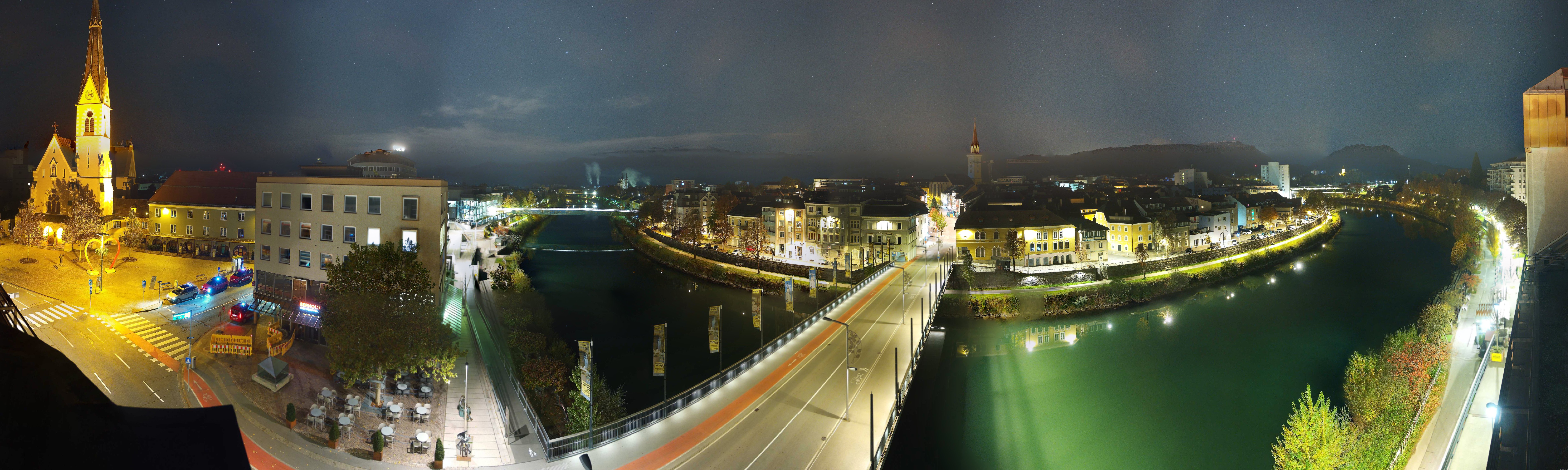 Archived image Webcam Panoramic view of Villach
