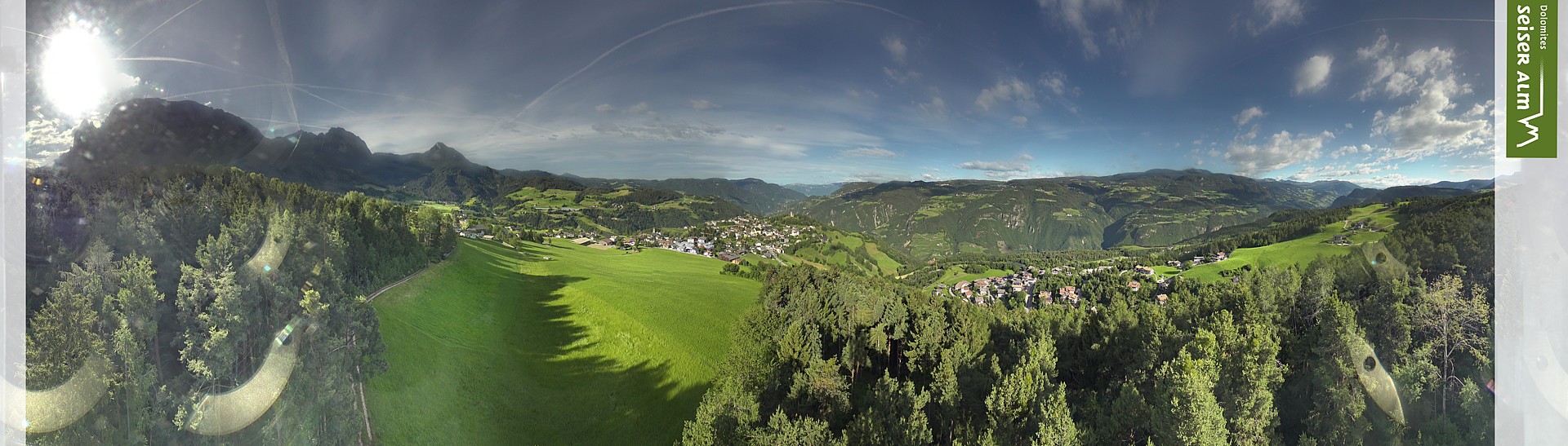 Archived image Webcam Völs am Schlern (South Tyrol)