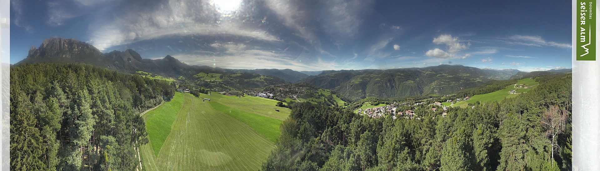 Archived image Webcam Völs am Schlern (South Tyrol)