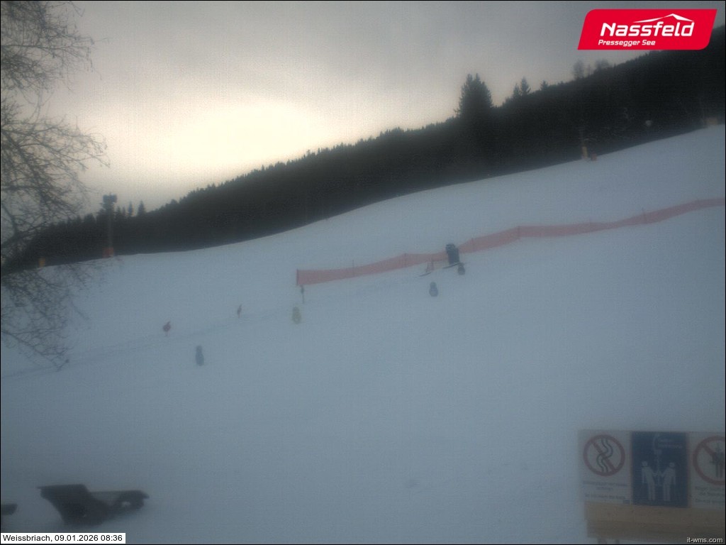 Archiv Foto Webcam Skilift Weißbriach