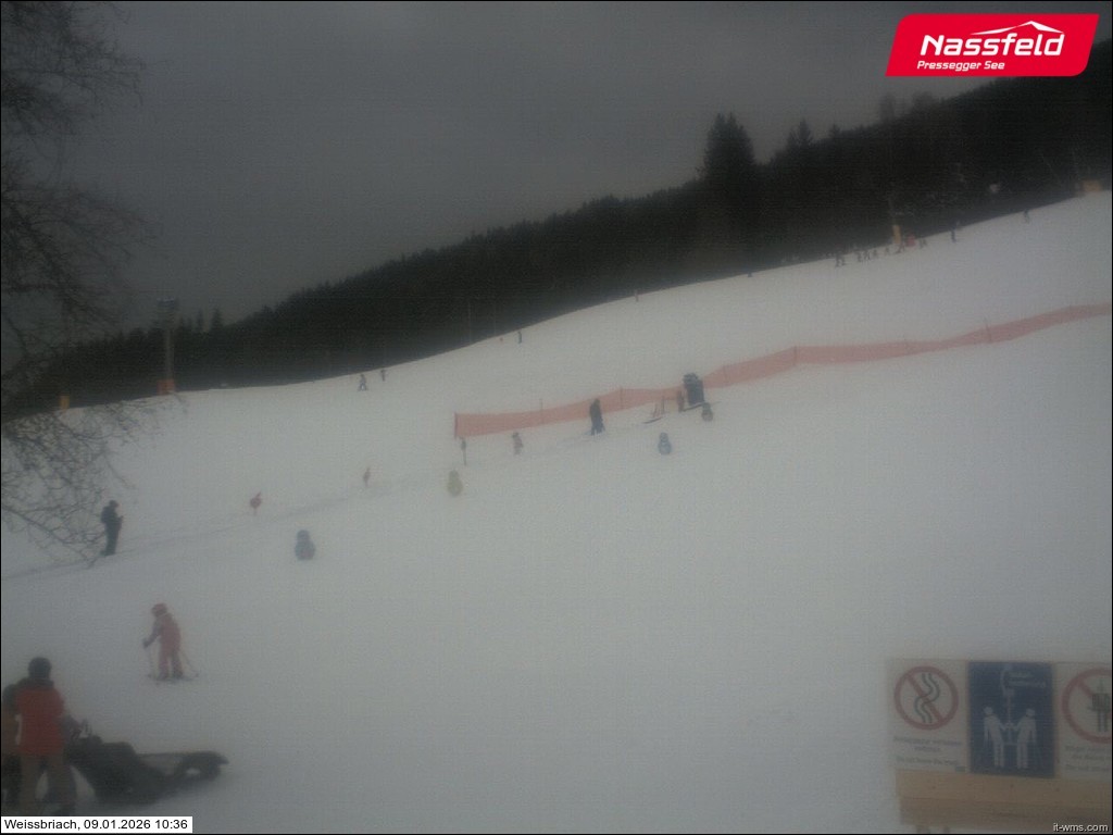 Archiv Foto Webcam Skilift Weißbriach