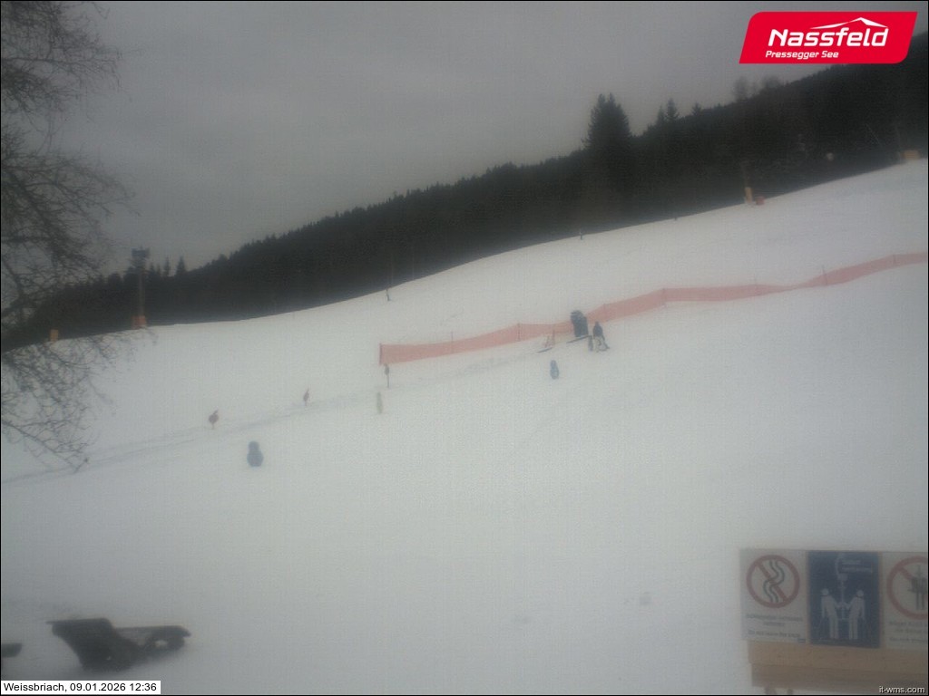 Archiv Foto Webcam Skilift Weißbriach