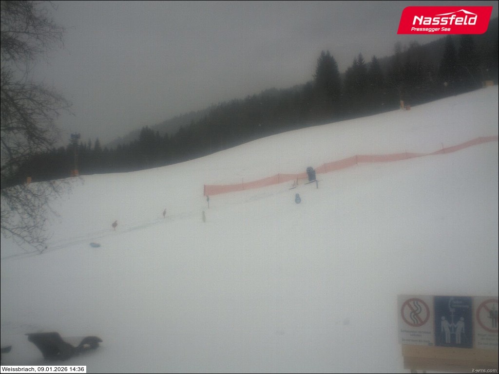 Archiv Foto Webcam Skilift Weißbriach