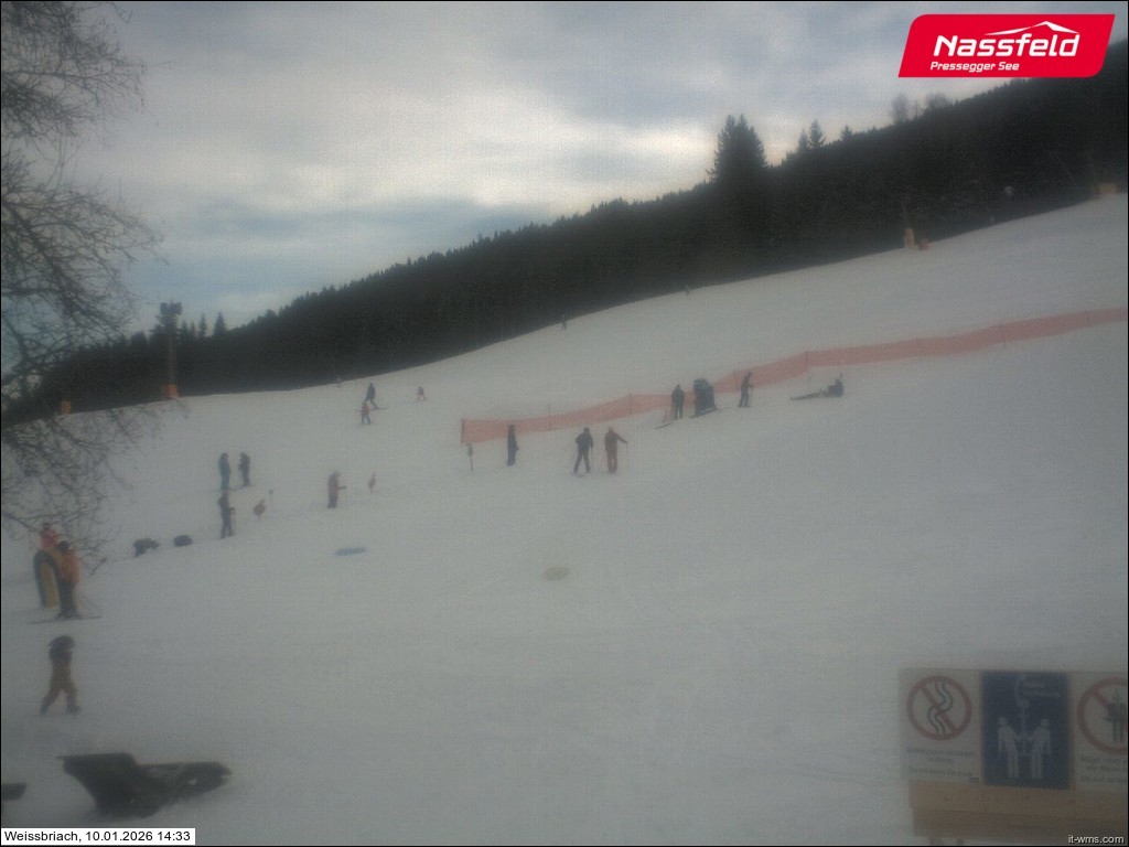 Archiv Foto Webcam Skilift Weißbriach