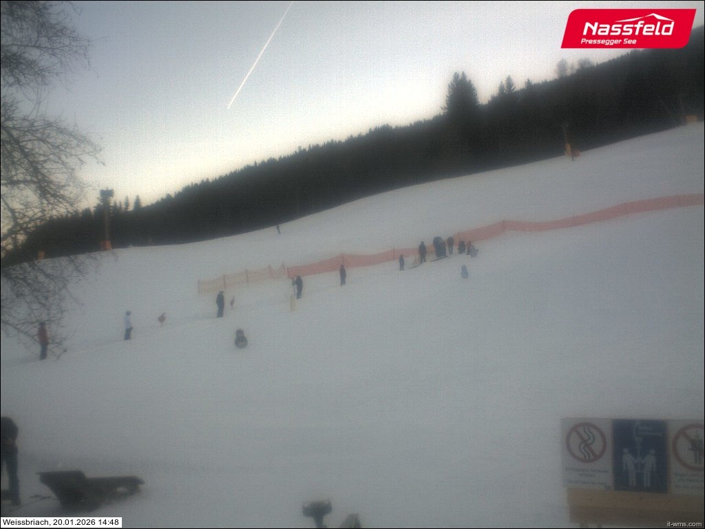 Archiv Foto Webcam Skilift Weißbriach
