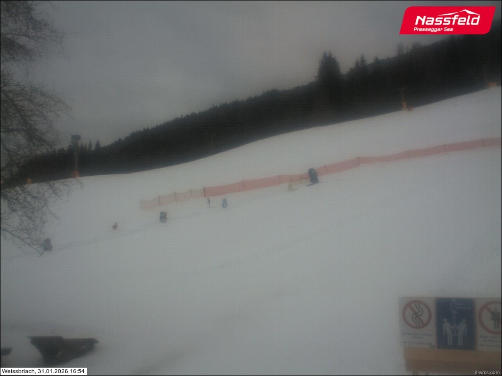 Archiv Foto Webcam Skilift Weißbriach
