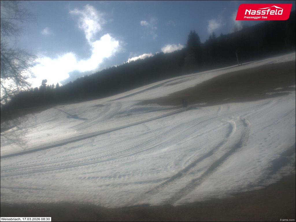 Archiv Foto Webcam Skilift Weißbriach