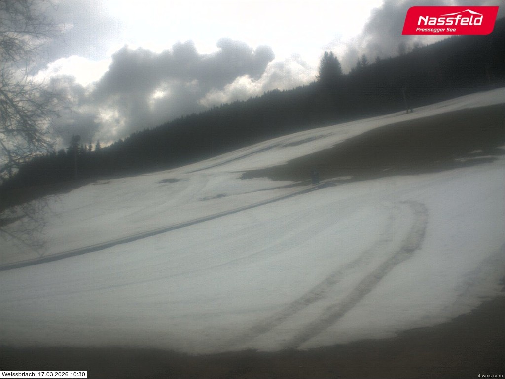 Archiv Foto Webcam Skilift Weißbriach