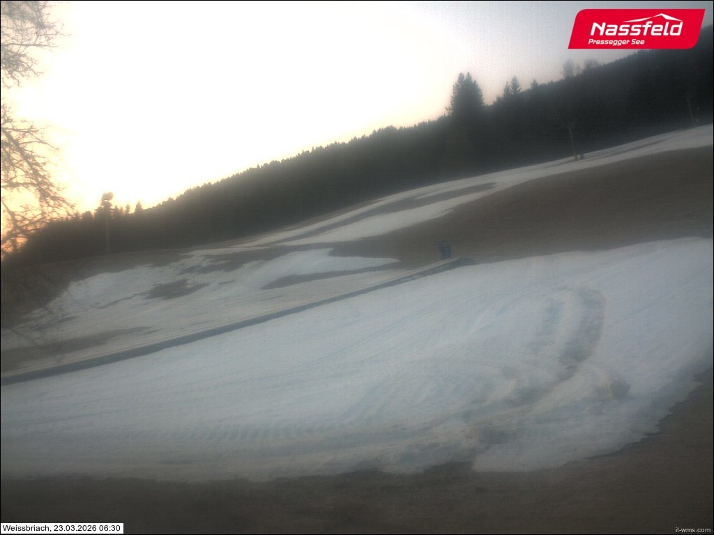 Archiv Foto Webcam Skilift Weißbriach