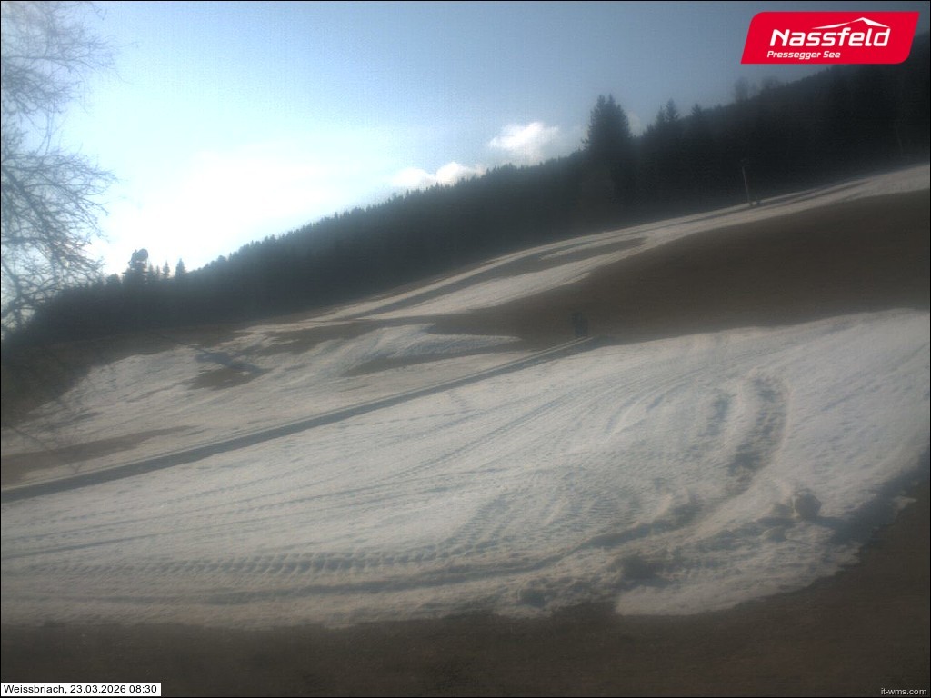 Archiv Foto Webcam Skilift Weißbriach