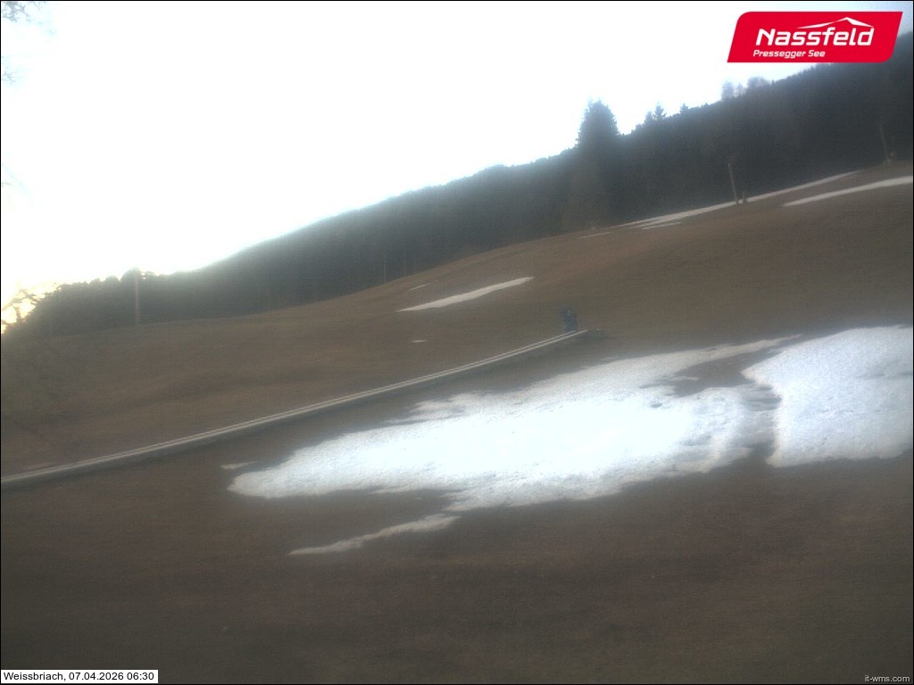 Archiv Foto Webcam Skilift Weißbriach