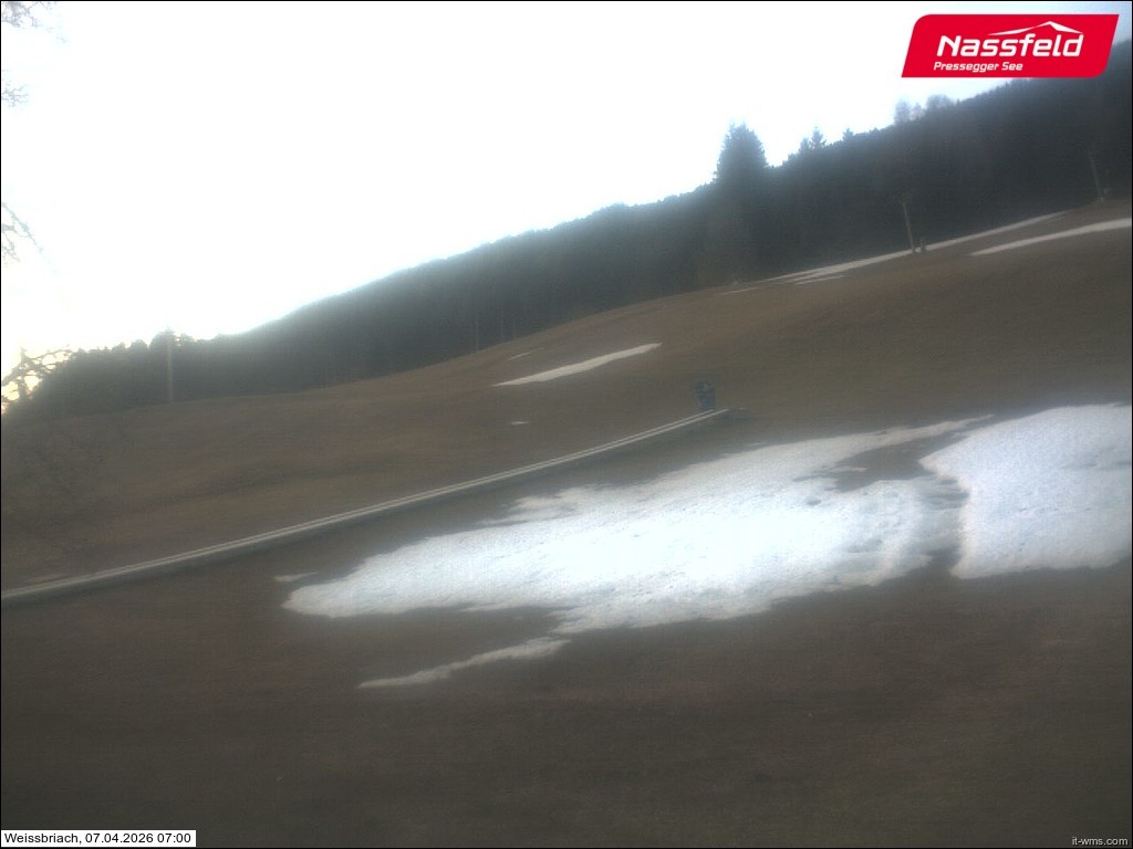 Archiv Foto Webcam Skilift Weißbriach