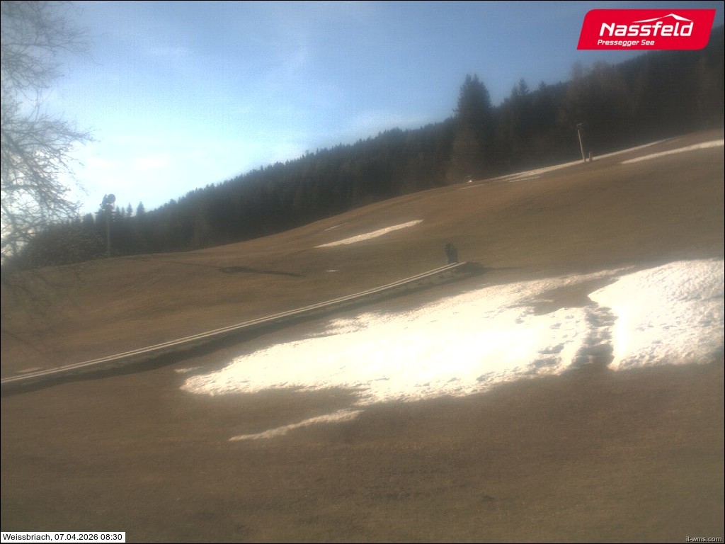 Archiv Foto Webcam Skilift Weißbriach