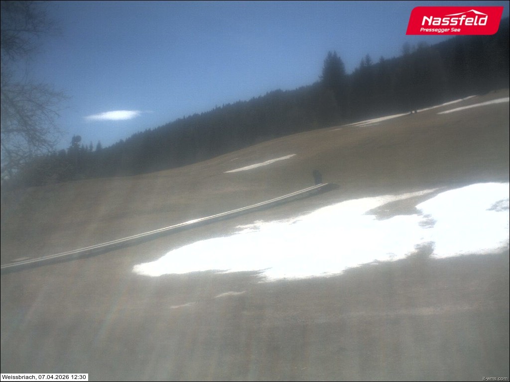 Archiv Foto Webcam Skilift Weißbriach