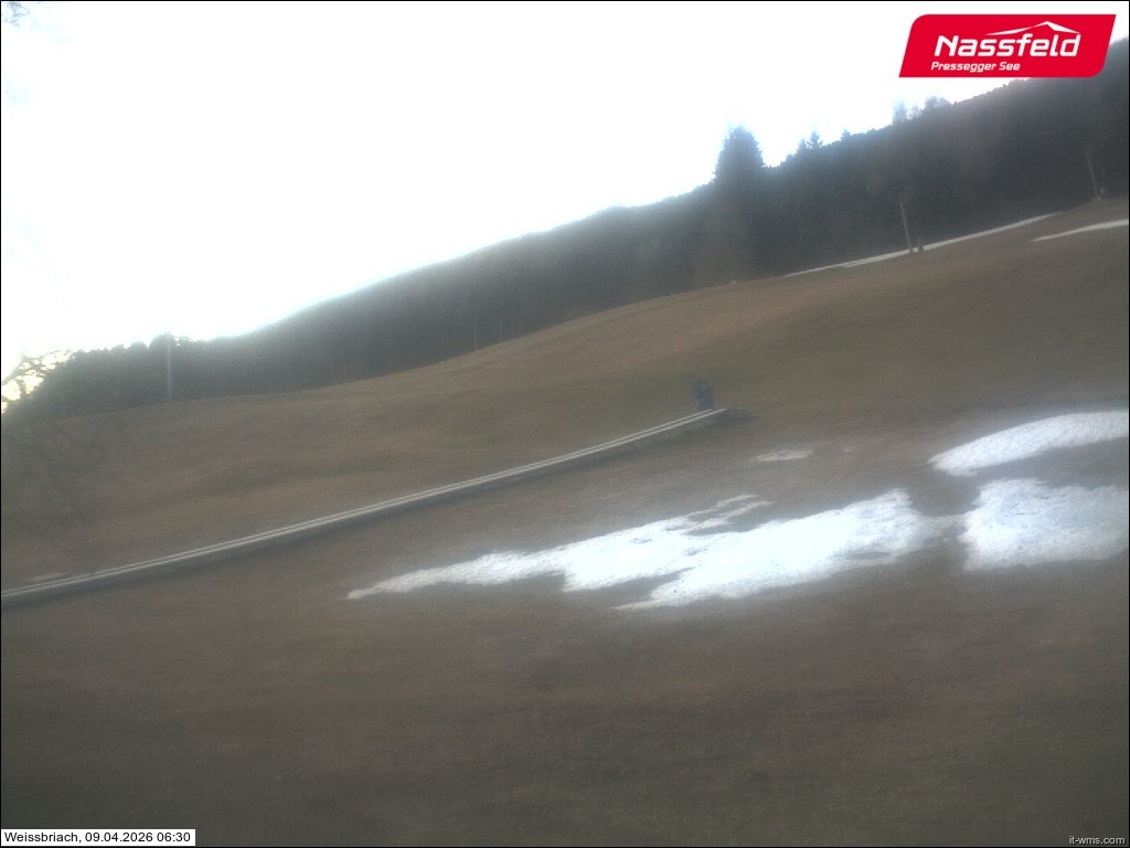 Archiv Foto Webcam Skilift Weißbriach