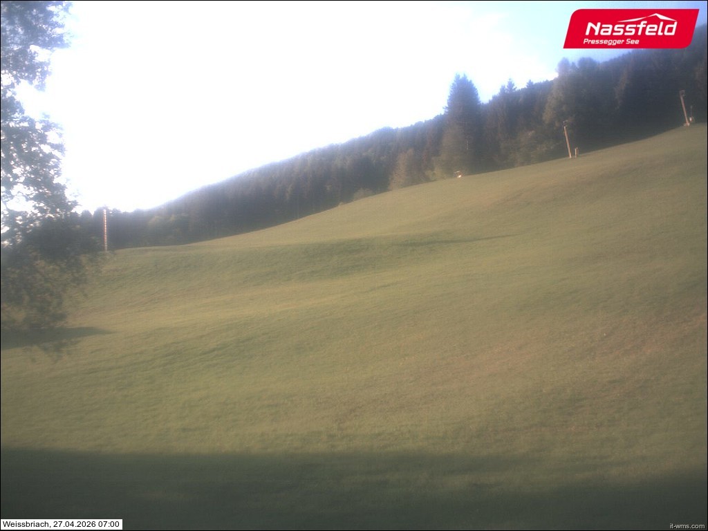 Archiv Foto Webcam Skilift Weißbriach