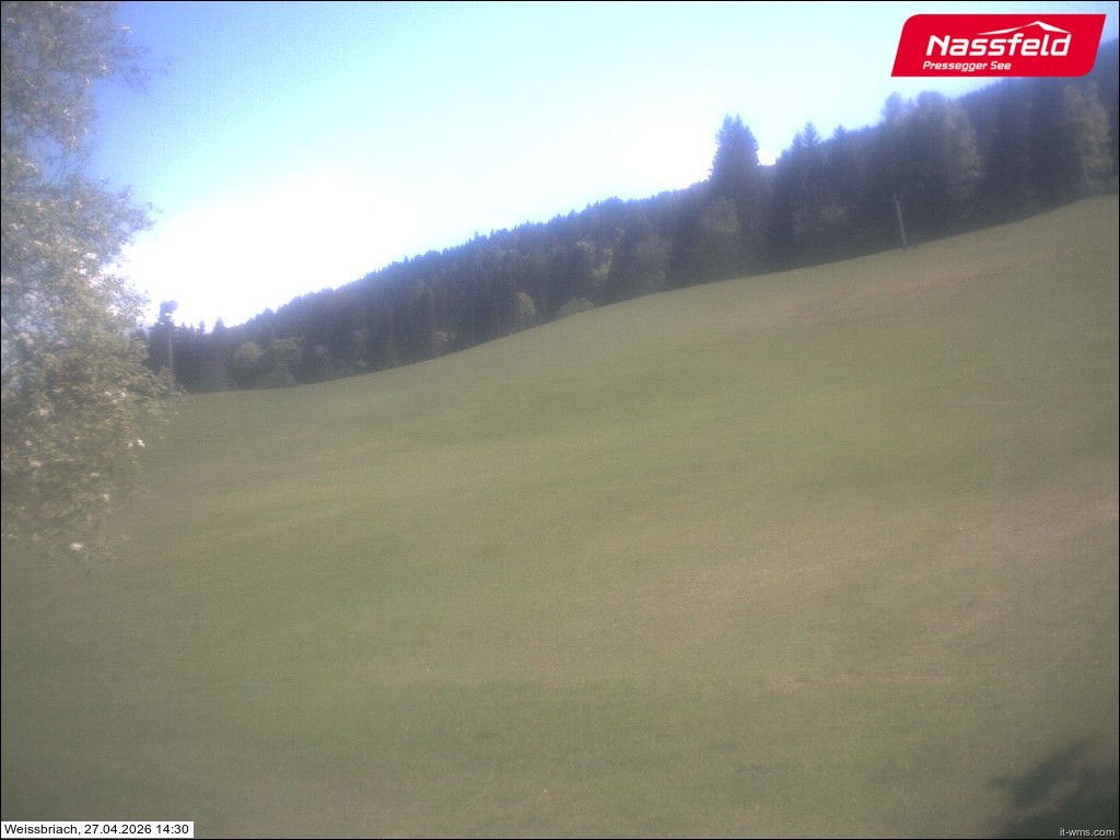 Archiv Foto Webcam Skilift Weißbriach