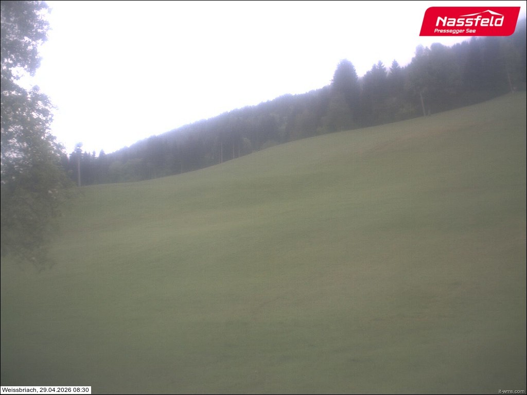 Archived image Webcam Weißbriach (ski resort)
