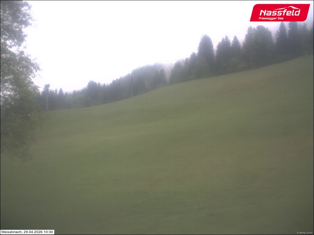 Archived image Webcam Weißbriach (ski resort)