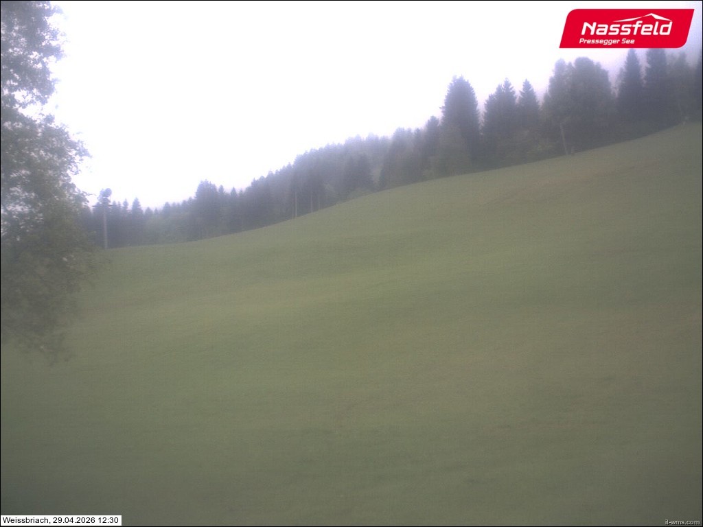 Archived image Webcam Weißbriach (ski resort)