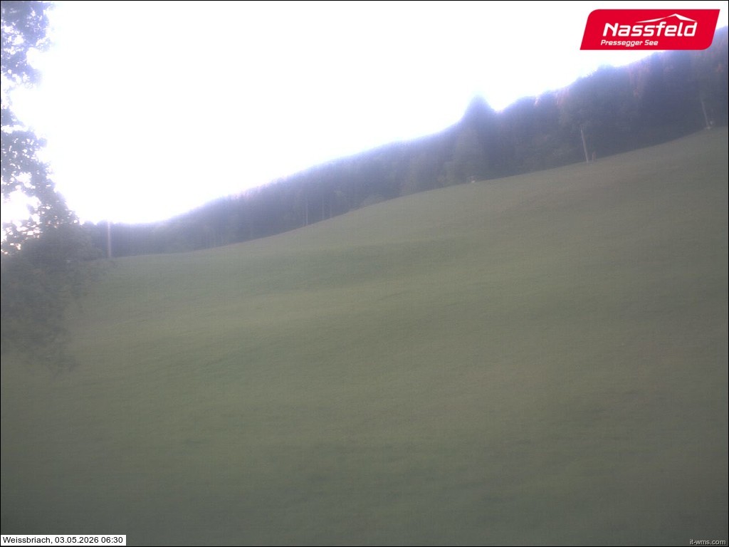 Archived image Webcam Weißbriach (ski resort)