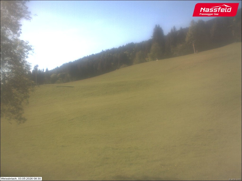 Archived image Webcam Weißbriach (ski resort)
