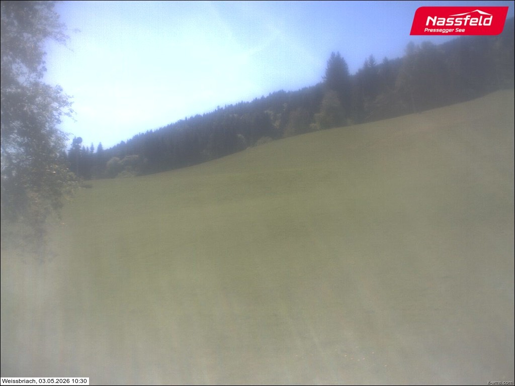 Archived image Webcam Weißbriach (ski resort)